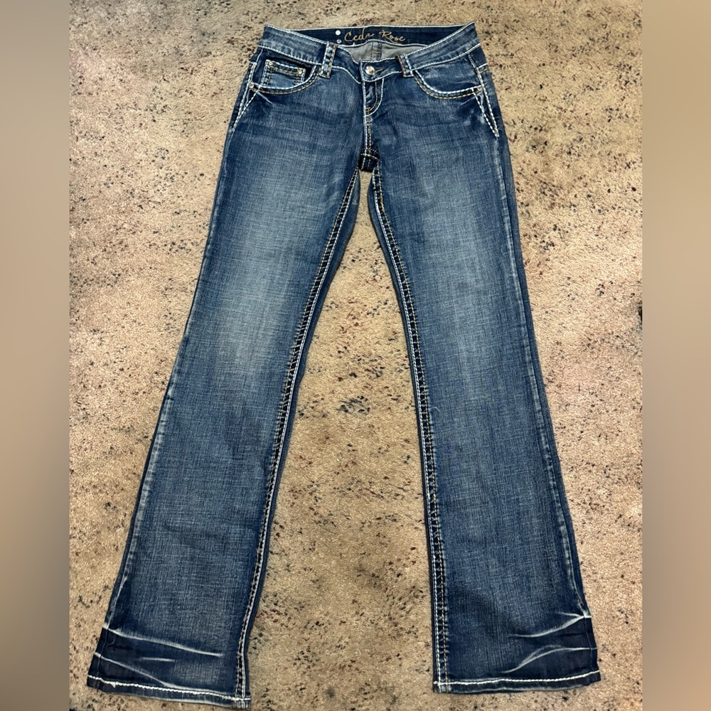 Cedar Rose boot cut jeans